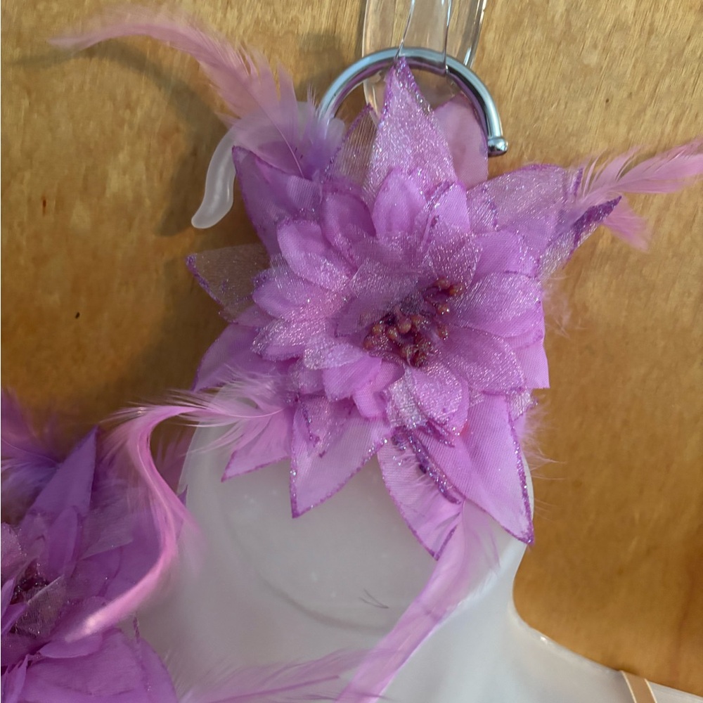 Weissman Lavender and White Kids Dance Costume - Picture 5 of 6